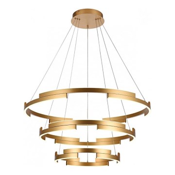 Redo 01-3181 - LED Dimmable chandelier on a string CASTLE LED/80W/230V gold