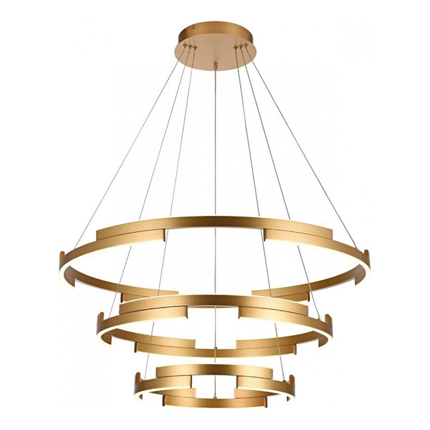 Redo 01-3181 - LED Dimmable chandelier on a string CASTLE LED/80W/230V gold