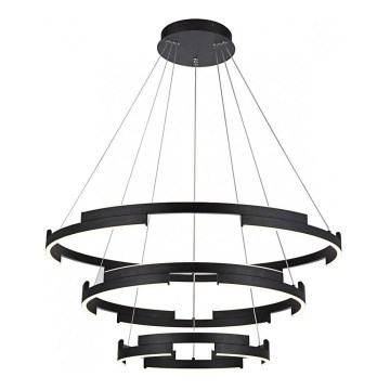 Redo 01-3182 - LED Dimmable chandelier on a string CASTLE LED/80W/230V black