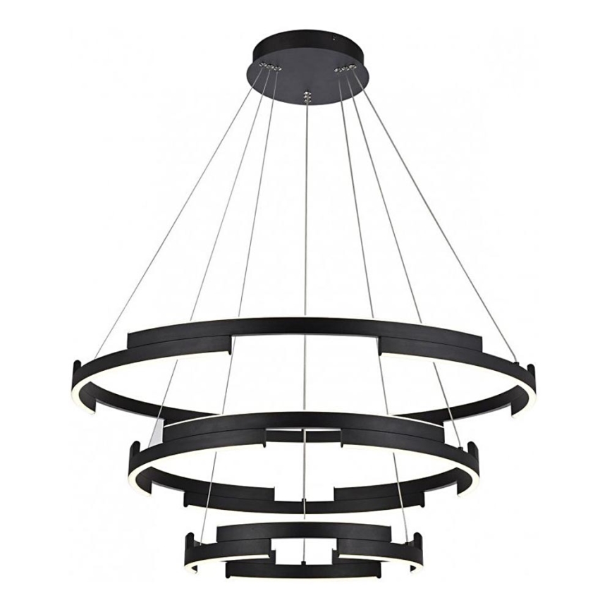 Redo 01-3182 - LED Dimmable chandelier on a string CASTLE LED/80W/230V black