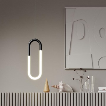 Redo 01-3184 - LED Dimmable chandelier on a string LATIUM LED/9W/230V black