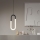 Redo 01-3184 - LED Dimmable chandelier on a string LATIUM LED/9W/230V black