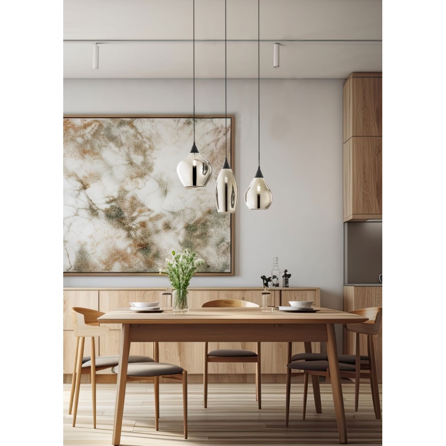 Redo 01-3190 - Chandelier on a string TANNER 1xE14/28W/230V d. 15 cm