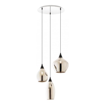 Redo 01-3192 - Chandelier on a string TANNER 3xE14/28W/230V d. 37,6 cm