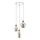 Redo 01-3192 - Chandelier on a string TANNER 3xE14/28W/230V d. 37,6 cm