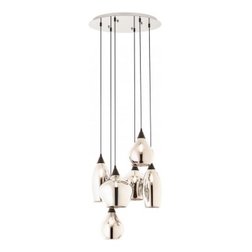 Redo 01-3194 - Chandelier on a string TANNER 6xE14/28W/230V d. 47,2 cm