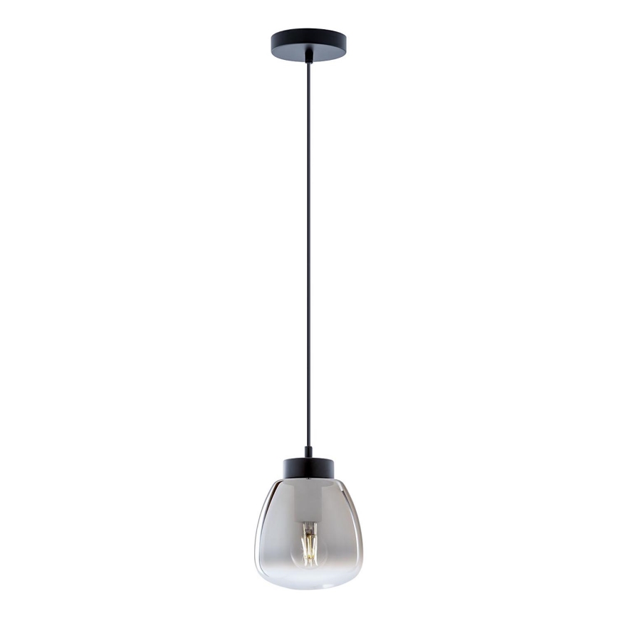 Redo 01-3196 - Chandelier on a string LUKE 1xE27/42W/230V d. 17 cm black
