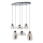 Redo 01-3212 - Chandelier on a string LUKE 6xE27/42W/230V black