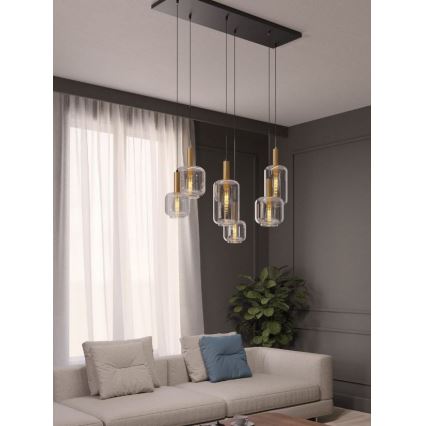 Redo 01-3215 - Chandelier on a string BRINA 6xE27/23W/230V