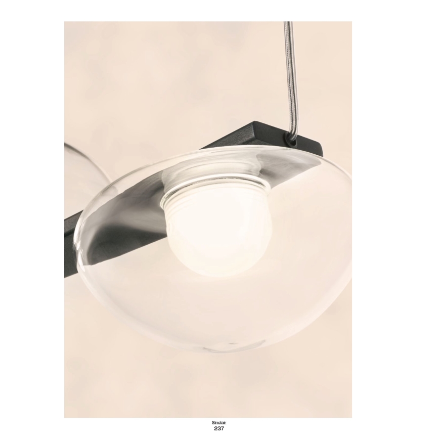 Redo 01-3243 - LED Dimmable chandelier on a string SINCLAIR LED/35W/230V CRI 93 IP21 gold
