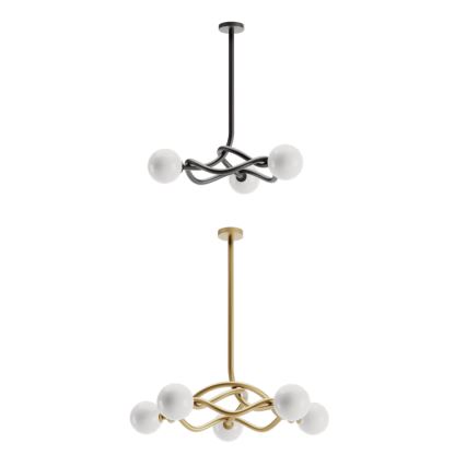 Redo 01-3257 - Rod chandelier CONFUSIO 3xE14/28W/230V Ø 76 cm black