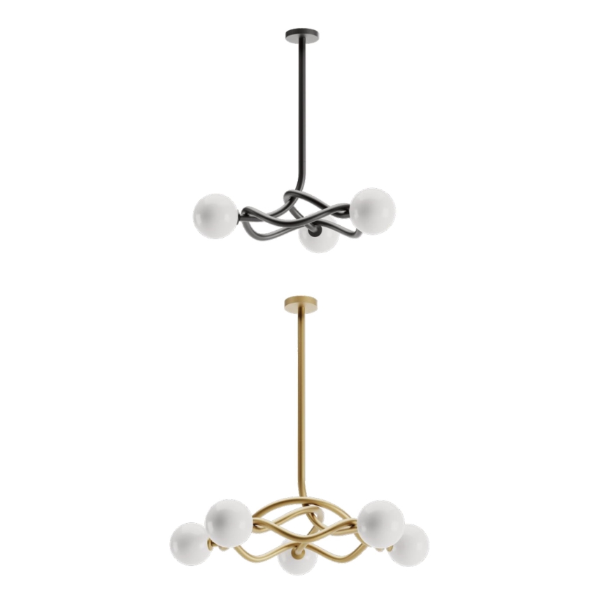 Redo 01-3257 - Rod chandelier CONFUSIO 3xE14/28W/230V Ø 76 cm black