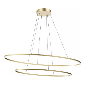 Redo 01-3300 - LEO LED dimmable cable-hung chandelier LED/115W/230V 3000/4000K CRI 90 60x130 cm bronze
