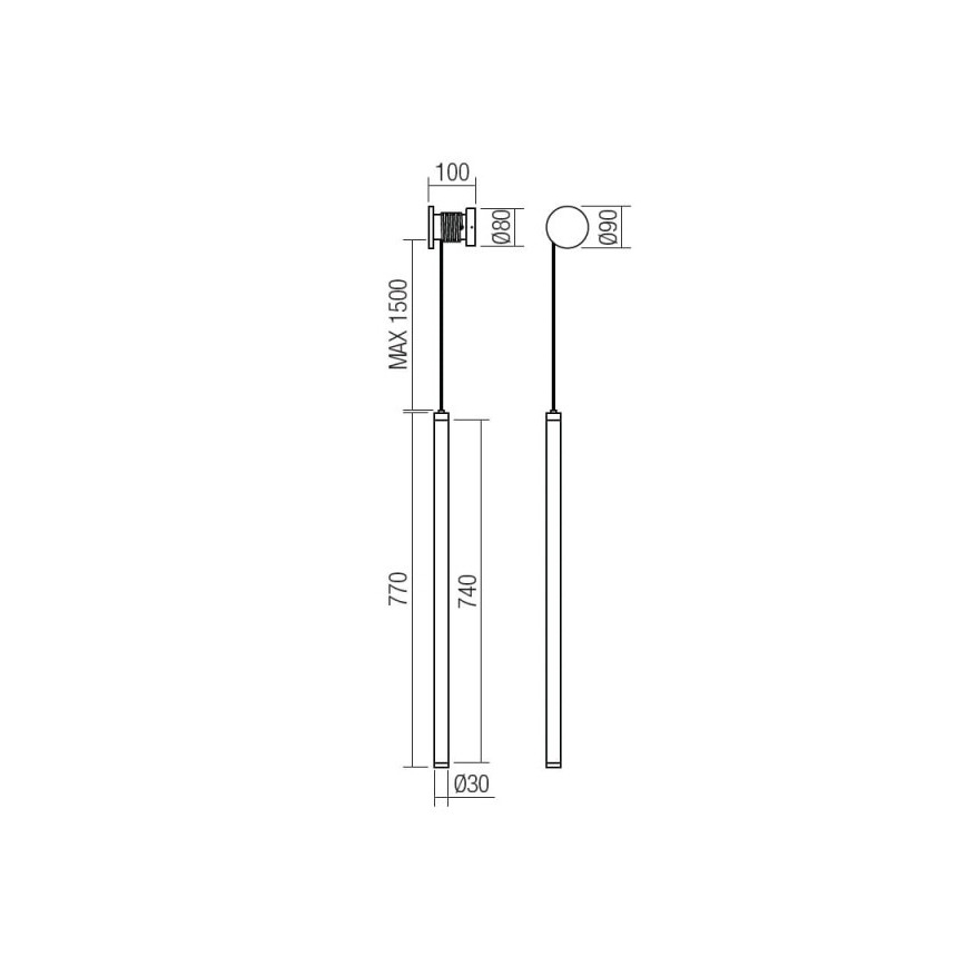 Redo 01-3303 - Dimmable LED Wall Lamp SWING LED/16W/230V 3000/4000K CRI 90 White