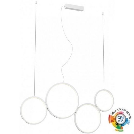 Redo 01-3382 - LED Dimmable chandelier on a string ATHENA LED/40W/230V 3000/4000/6000K CRI98 white