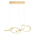 Redo 01-3389 - Dimmable LED cable chandelier BIAS LED/90W/230V 3000/4500/6500K CRI 90 gold