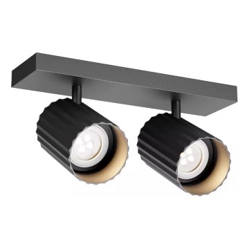 Redo 01-3403 - DELPHI Spotlight 2xGU10/7W/230V Black