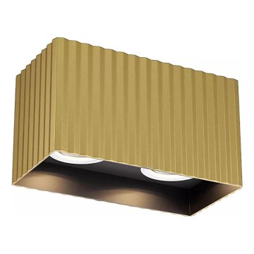 Redo 01-3411 - DELPHI spotlight 2xGU10/7W/230V 16.1x8.1 cm gold