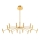 Redo 01-3450 - RAYEN LED Dimmable Rod-Mounted Pendant, 80 W, 230 V, CRI 90, Gold