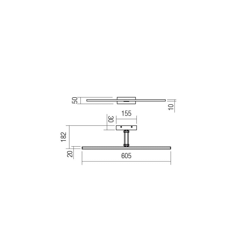 Redo 01-3462 - LED Picture light LINEAR LED/8W/230V 60,5 cm CRI 92 white