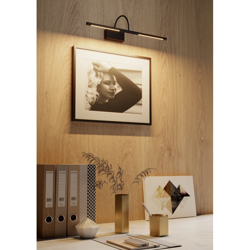 Redo 01-3467 - LED Picture light KENDO LED/11W/230V 51,4 cm CRI 92 black