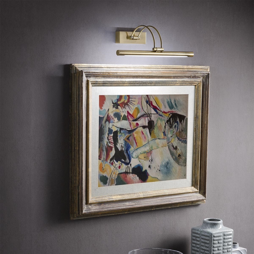 Redo 01-3473 - LED Picture light IKON LED/16,4W/230V 61,5 cm CRI 92 brass
