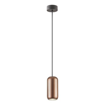 Redo 01-3476 - Chandelier on a string BOOM 1xGU10/10W/230V d. 7,6 cm brown