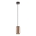 Redo 01-3476 - Chandelier on a string BOOM 1xGU10/10W/230V d. 7,6 cm brown