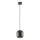 Redo 01-3477 - Chandelier on a string BOOM 1xGU10/10W/230V d. 12 cm black
