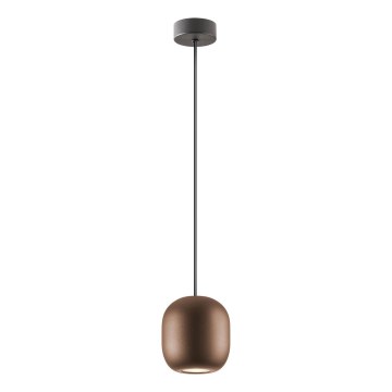 Redo 01-3479 - Chandelier on a string BOOM 1xGU10/10W/230V d. 12 cm brown