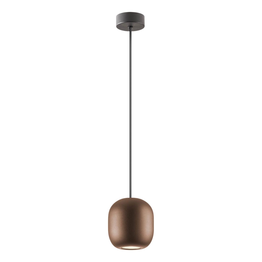 Redo 01-3479 - Chandelier on a string BOOM 1xGU10/10W/230V d. 12 cm brown