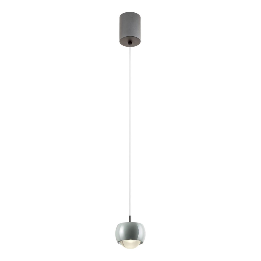 Redo 01-3549 - LED Chandelier on a string AVES LED/12W/230V d. 9,6 cm CRI 90 grey