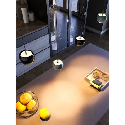 Redo 01-3551 - LED Chandelier on a string AVES LED/12W/230V d. 9,6 cm CRI 90 anthracite