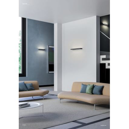 Redo 01-3555 - LED Wall light SEED LED/30W/230V black