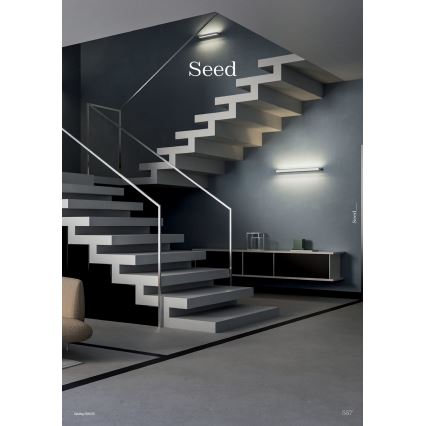 Redo 01-3555 - LED Wall light SEED LED/30W/230V black