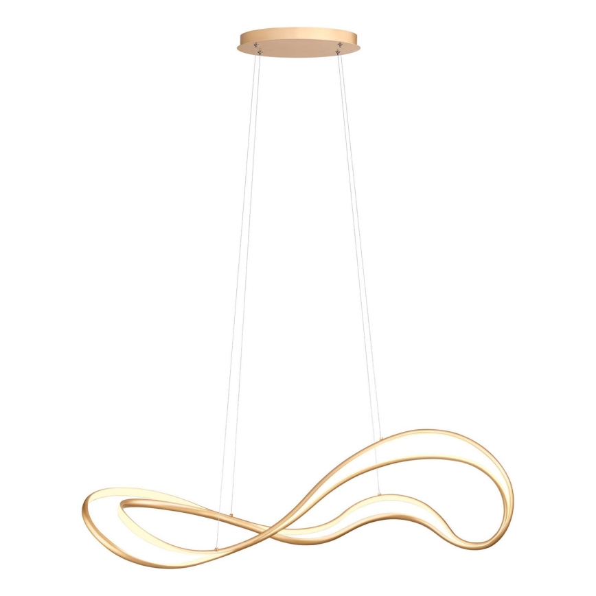 Redo 01-3598 - Dimmable LED Cable-Suspended Chandelier TEMPEST LED/58W/230V Gold