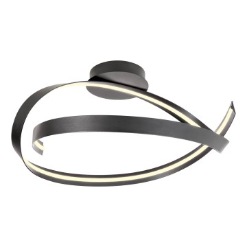 Redo 01-3614 - LED Dimmable Ceiling Light IMPULS LED/34W/230V Ø 60 cm Black