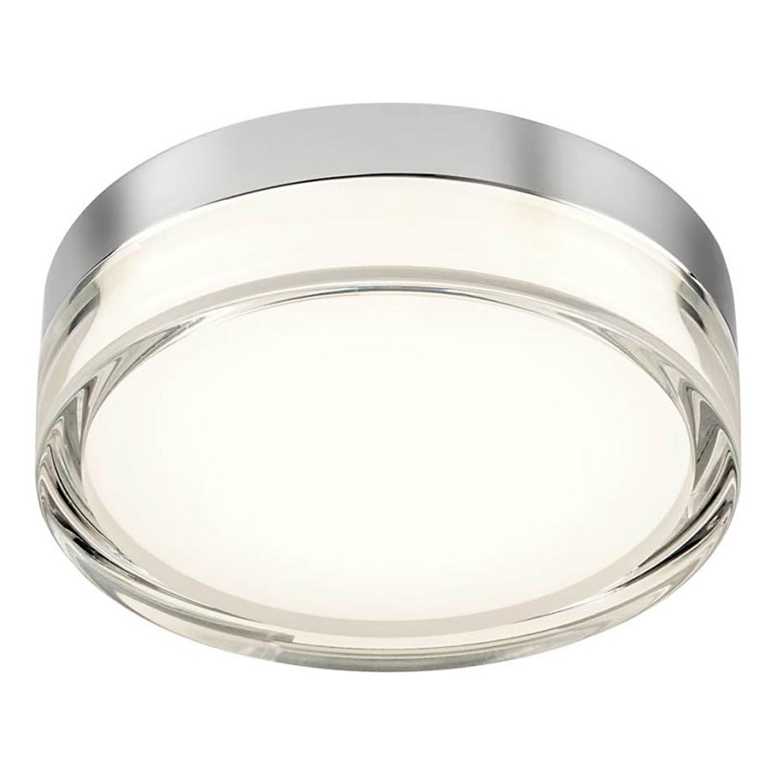 Redo 01-3725 - LED Bathroom ceiling light FRISBI LED/8W/230V d. 15 cm CRI 90 IP44 shiny chrome