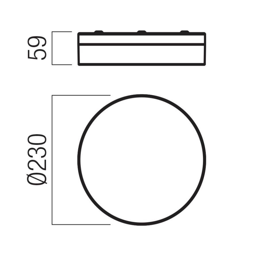 Redo 01-3727 - LED Bathroom ceiling light FRISBI LED/12W/230V d. 23 cm CRI 90 3000/4000K IP44 shiny chrome