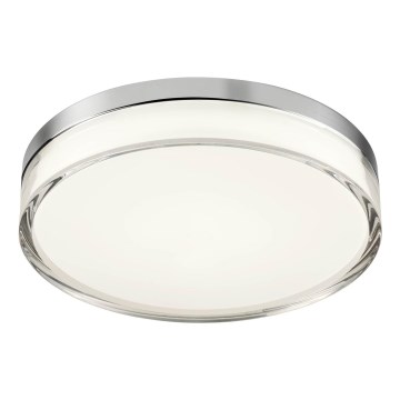 Redo 01-3728 - LED Bathroom ceiling light FRISBI LED/18W/230V d. 28 cm CRI 90 3000/4000K IP44 shiny chrome