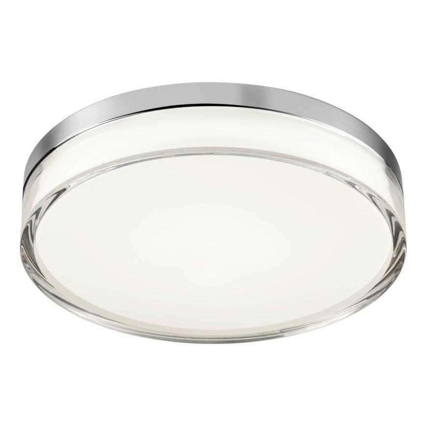 Redo 01-3728 - LED Bathroom ceiling light FRISBI LED/18W/230V d. 28 cm CRI 90 3000/4000K IP44 shiny chrome