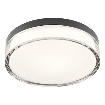 Redo 01-3735 - LED Bathroom ceiling light FRISBI LED/12W/230V d. 23 cm CRI 90 3000/4000K IP44 black