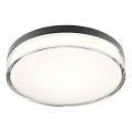 Redo 01-3736 - LED Bathroom ceiling light FRISBI LED/18W/230V d. 28 cm CRI 90 3000/4000K IP44 black