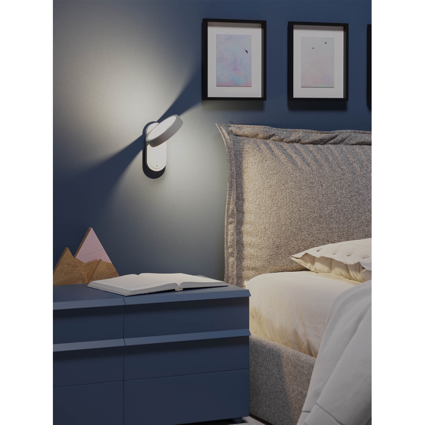 Redo 01-3763 - LED Wall light KEEN LED/6W/230V CRI 90 3000K white