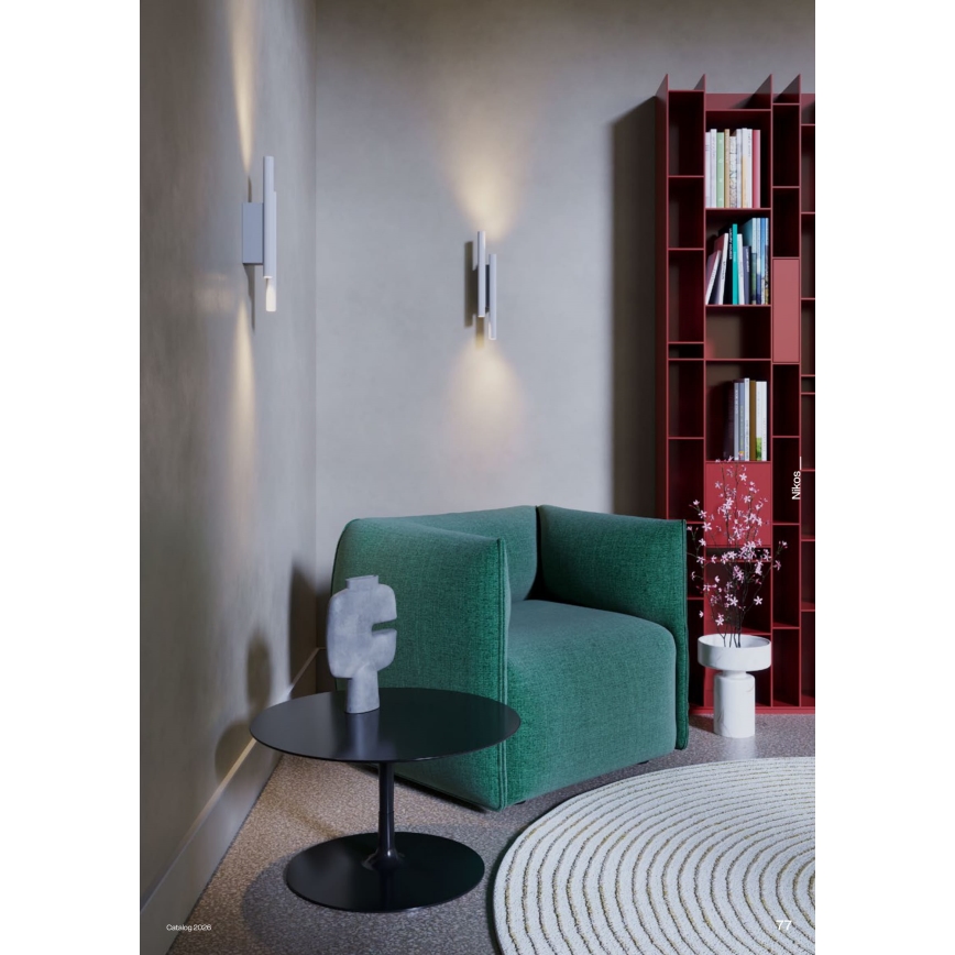 Redo 01-3850 - LED Wall Light NIKOS 4xLED/4W/230V 3000K CRI 90 White