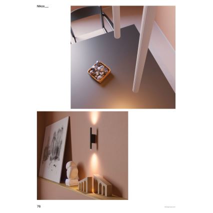 Redo 01-3859 - NIKOS LED cable pendant light, LED/8W/230V, 3000K, CRI 90, Ø 6 cm, white
