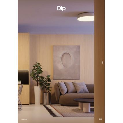 Redo 01-3940 - LED Ceiling Light DIP LED/30W/230V 2700/3000/4000/5000/6500K CRI 90 Ø 48.6 cm White