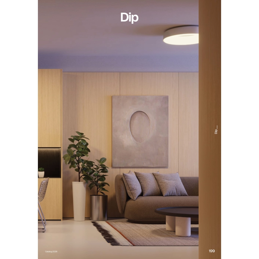 Redo 01-3940 - LED Ceiling Light DIP LED/30W/230V 2700/3000/4000/5000/6500K CRI 90 Ø 48.6 cm White