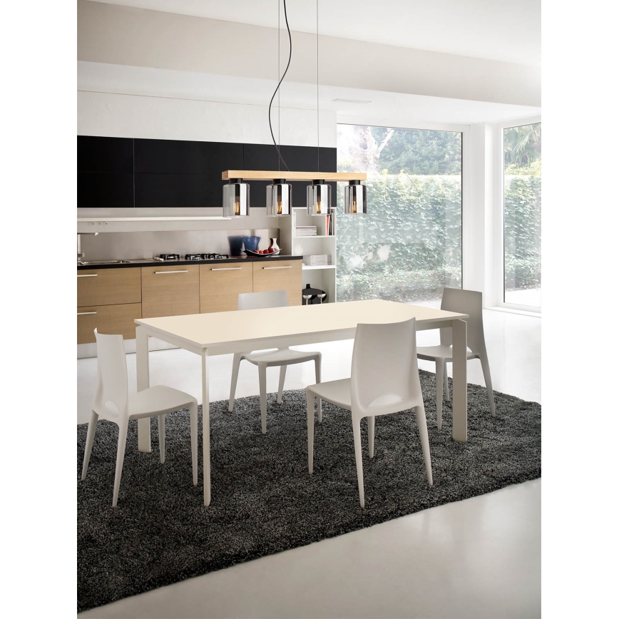 Redo 01-3986 - Chandelier on a string ROTIS 4xE27/15W/230V