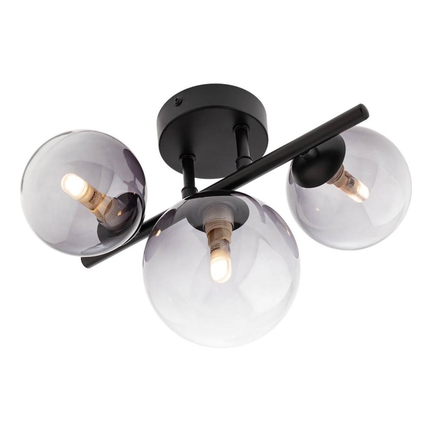 Redo 01-3988 - Surface-mounted chandelier ASTRA 3xG9/8W/230V black